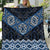 New Zealand Aotearoa Quilt Blue Taniko Art Maori Pattern