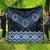 New Zealand Aotearoa Quilt Blue Taniko Art Maori Pattern