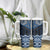 New Zealand Aotearoa Tumbler With Handle Blue Taniko Art Maori Pattern