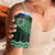 New Zealand Aotearoa 4 in 1 Can Cooler Tumbler Green Taniko Art Maori Pattern