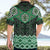 New Zealand Aotearoa Hawaiian Shirt Green Taniko Art Maori Pattern