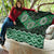 New Zealand Aotearoa Quilt Green Taniko Art Maori Pattern