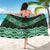 New Zealand Aotearoa Sarong Green Taniko Art Maori Pattern