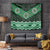 New Zealand Aotearoa Tapestry Green Taniko Art Maori Pattern