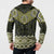 New Zealand Aotearoa Button Sweatshirt Yellow Taniko Art Maori Pattern