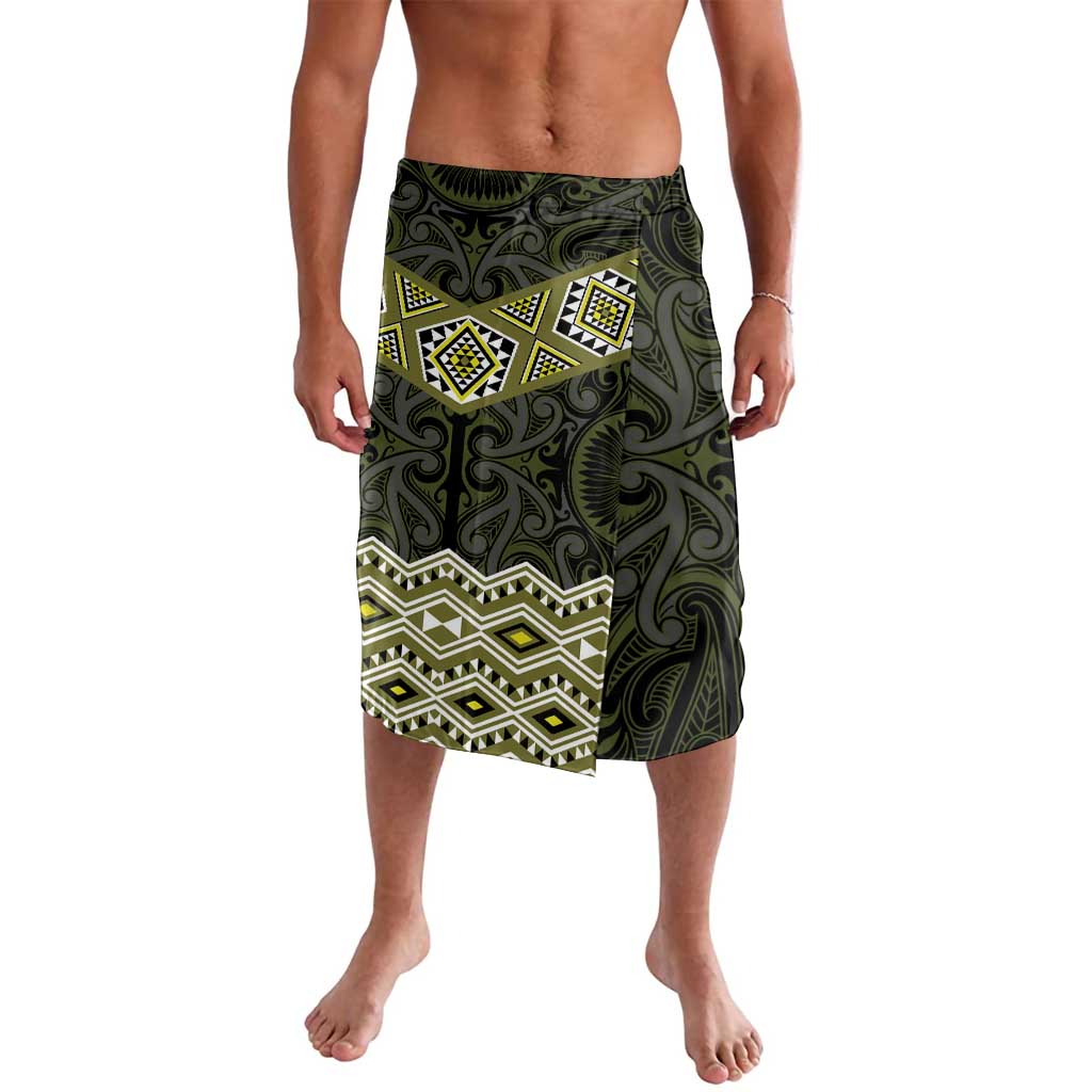 New Zealand Aotearoa Lavalava Yellow Taniko Art Maori Pattern