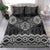 New Zealand Aotearoa Bedding Set Black Taniko Art Maori Pattern