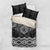 New Zealand Aotearoa Bedding Set Black Taniko Art Maori Pattern