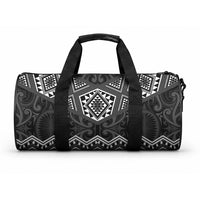 New Zealand Aotearoa Duffle Bag Black Taniko Art Maori Pattern LT05 One size Black - Polynesian Pride