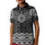 New Zealand Aotearoa Kid Polo Shirt Black Taniko Art Maori Pattern