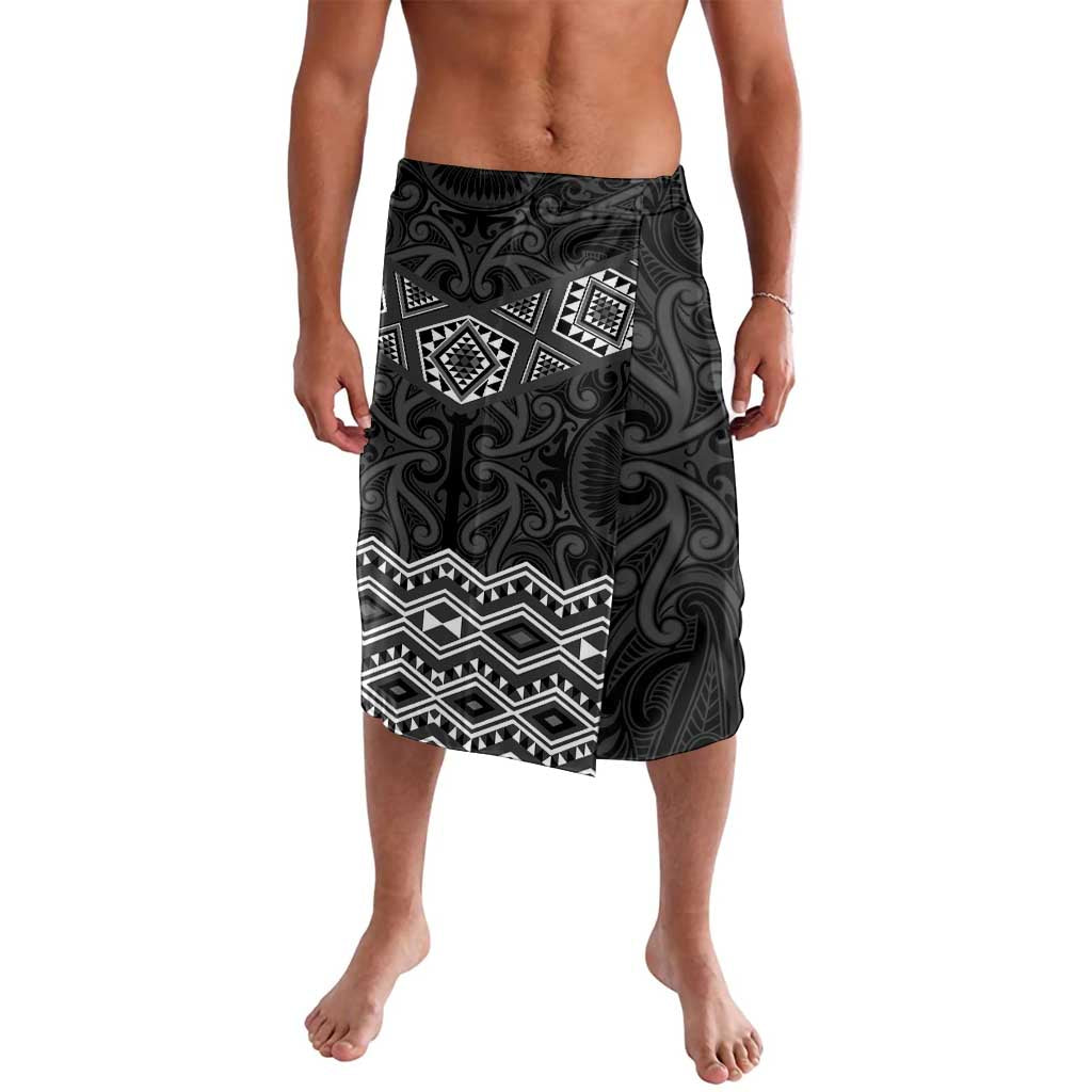 New Zealand Aotearoa Lavalava Black Taniko Art Maori Pattern