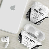 Custom Fiji 2026 Rugby AirPods Case Fijian Tapa Pattern