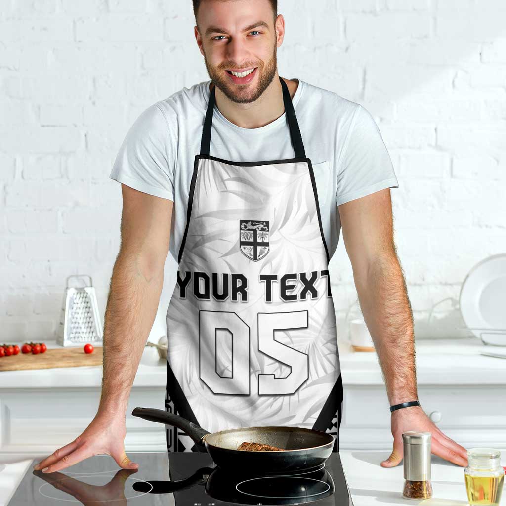 Custom Fiji 2026 Rugby Apron Fijian Tapa Pattern