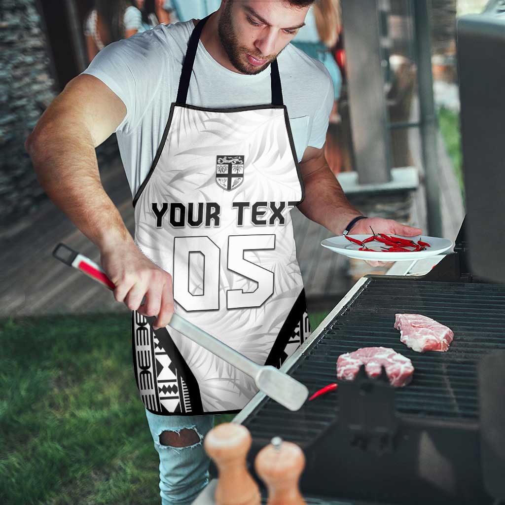 Custom Fiji 2026 Rugby Apron Fijian Tapa Pattern