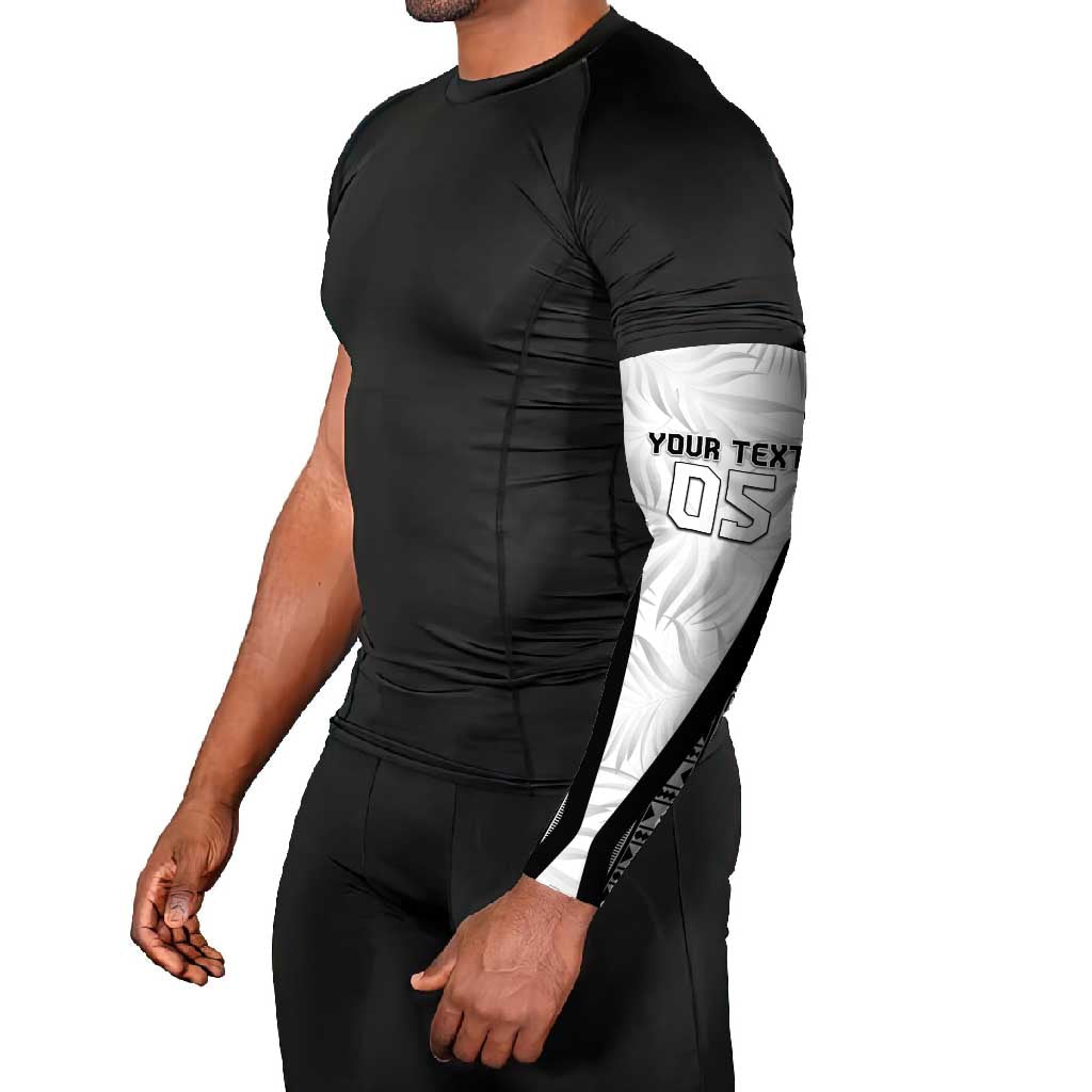 Custom Fiji 2026 Rugby Arm Sleeves Fijian Tapa Pattern
