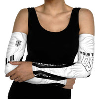 Custom Fiji 2026 Rugby Arm Sleeves Fijian Tapa Pattern