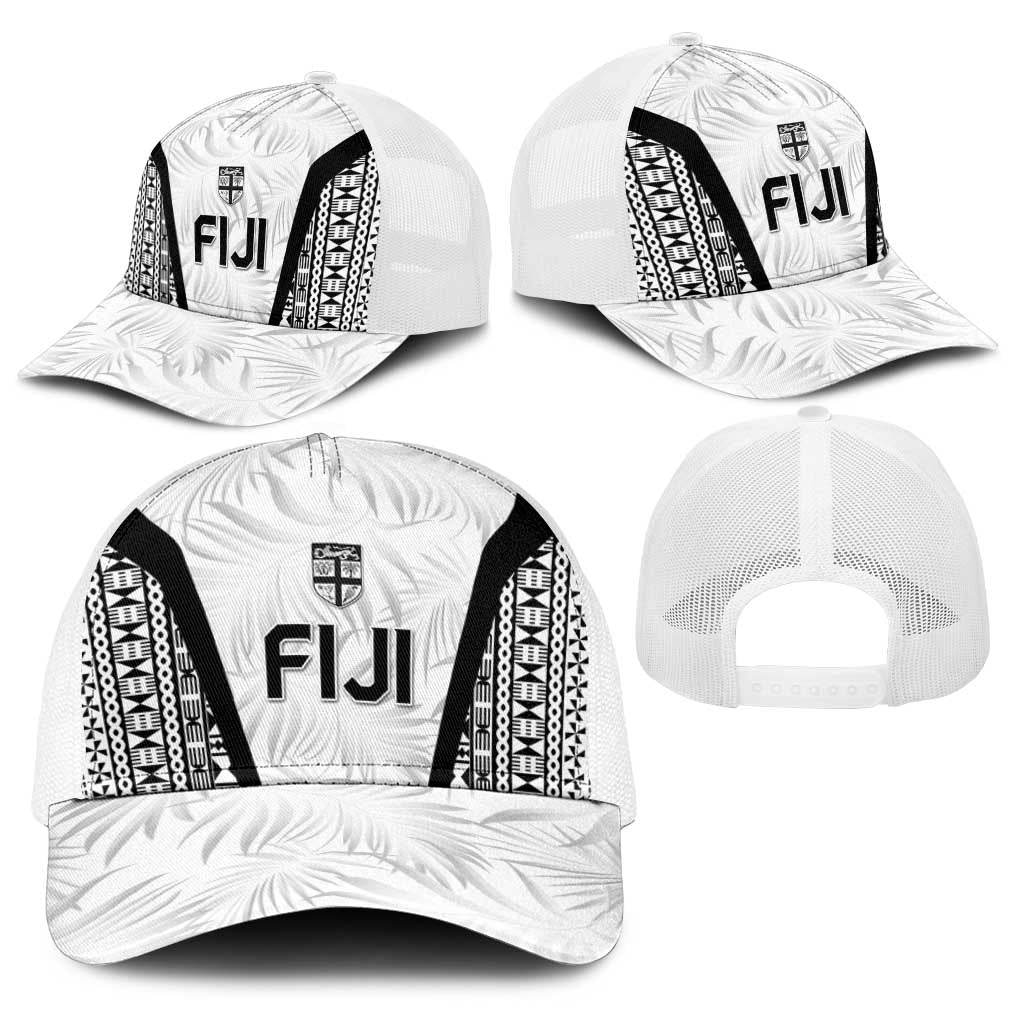 Fiji 2026 Rugby Baseball Net Cap Fijian Tapa Pattern
