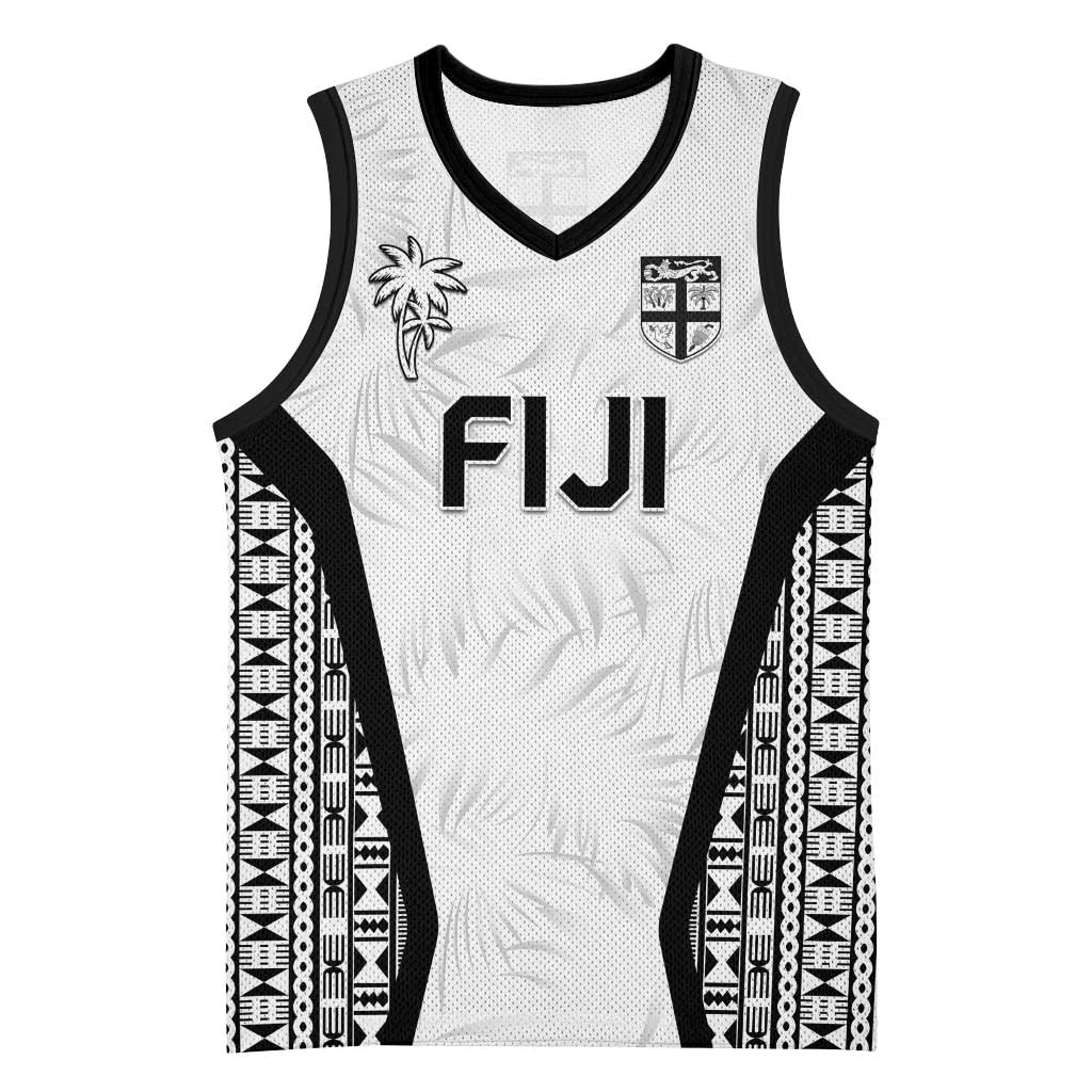 Custom Fiji 2026 Rugby Basketball Jersey Fijian Tapa Pattern