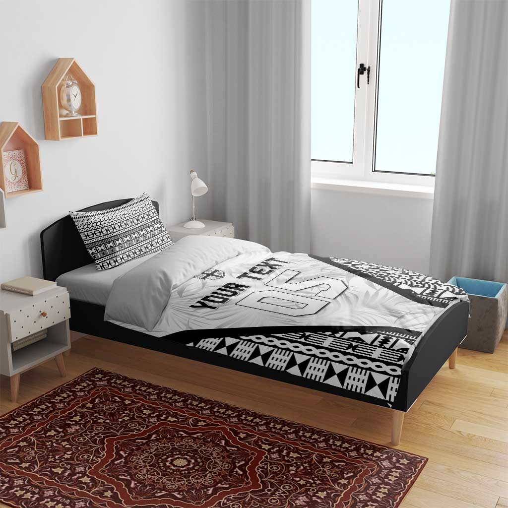 Custom Fiji 2026 Rugby Bedding Set Fijian Tapa Pattern