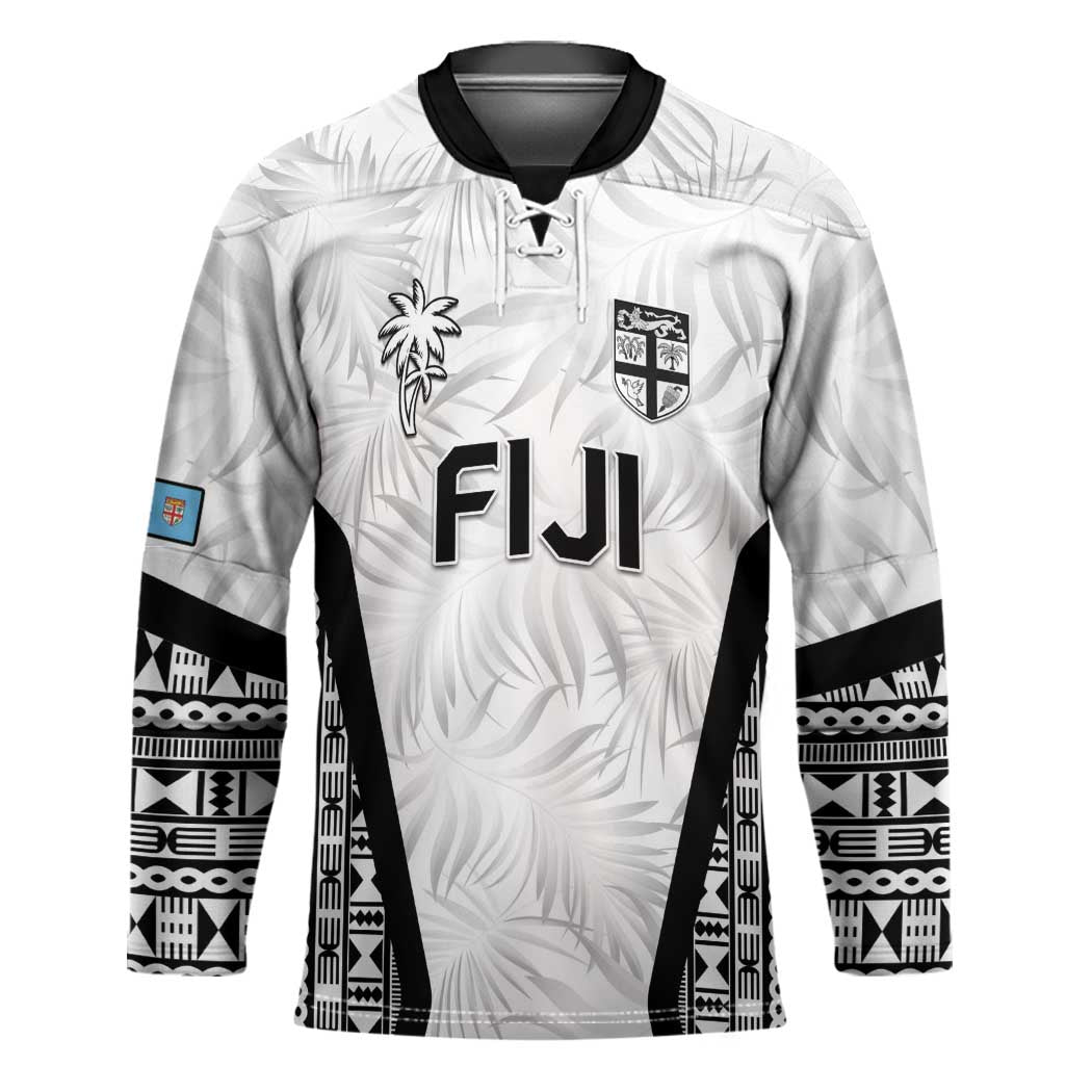Custom Fiji 2026 Rugby Hockey Jersey Fijian Tapa Pattern