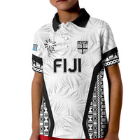 Custom Fiji 2026 Rugby Kid Polo Shirt Fijian Tapa Pattern