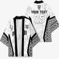 Custom Fiji 2026 Rugby Kimono Fijian Tapa Pattern