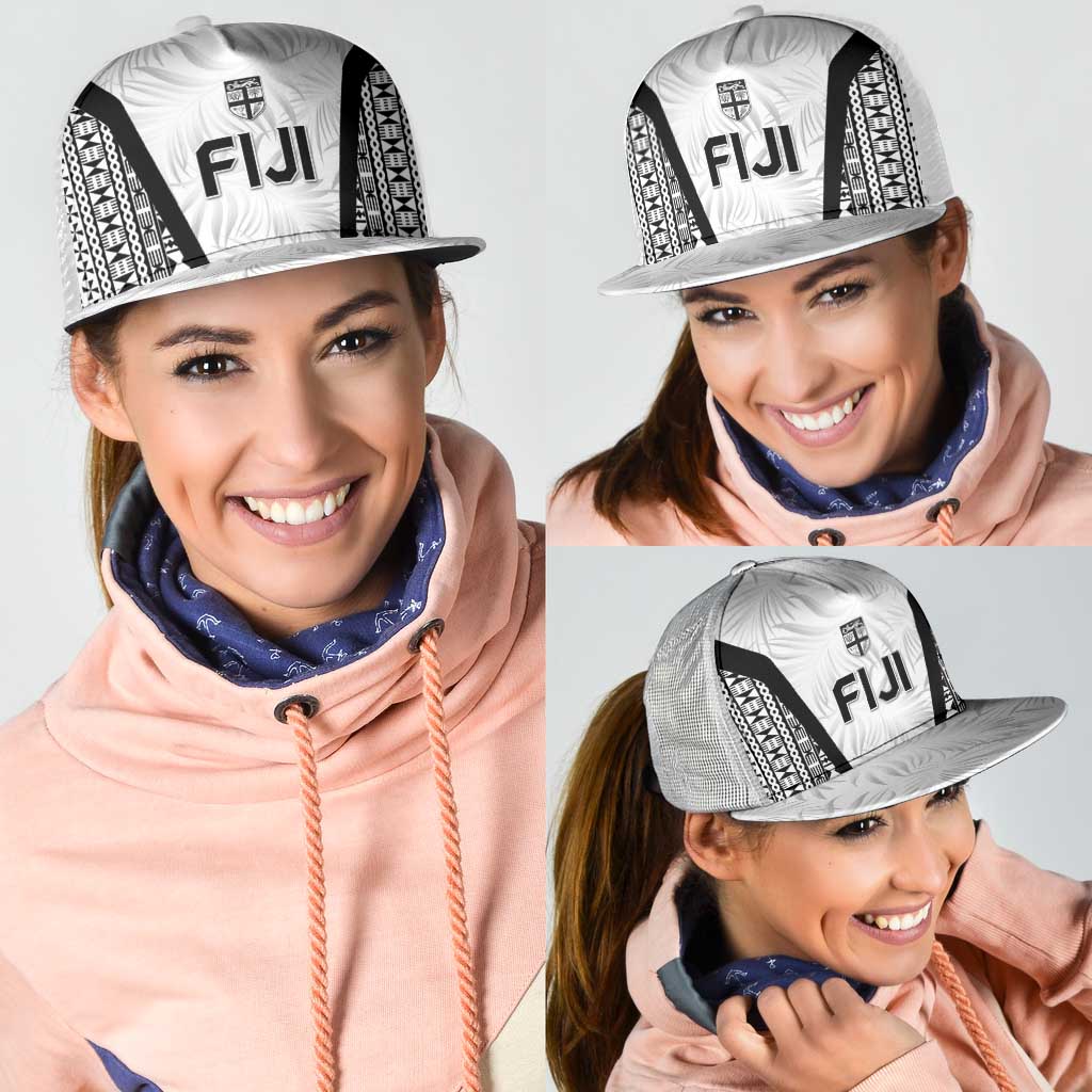 Fiji 2026 Rugby Mesh Trucker Cap Fijian Tapa Pattern