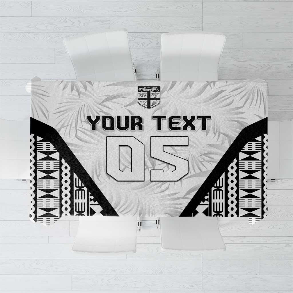Custom Fiji 2026 Rugby Tablecloth Fijian Tapa Pattern