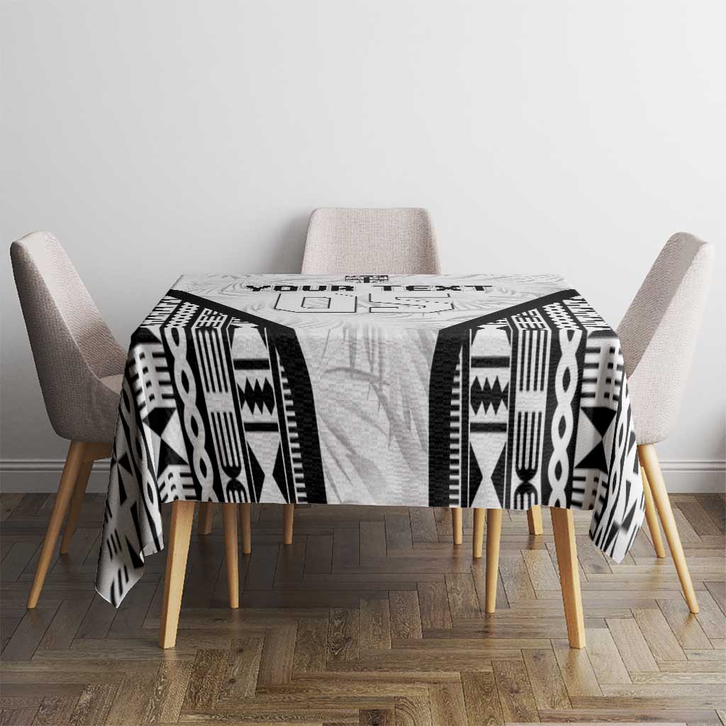 Custom Fiji 2026 Rugby Tablecloth Fijian Tapa Pattern