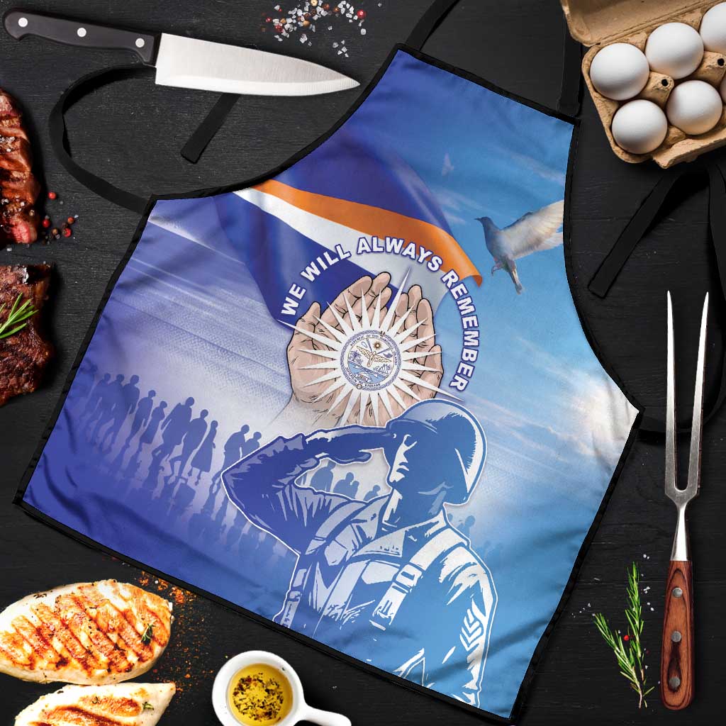 Marshall Islands Remembrance Day Apron We Will Always Remember