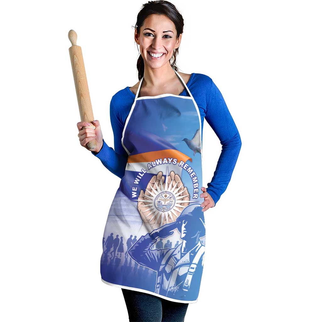 Marshall Islands Remembrance Day Apron We Will Always Remember