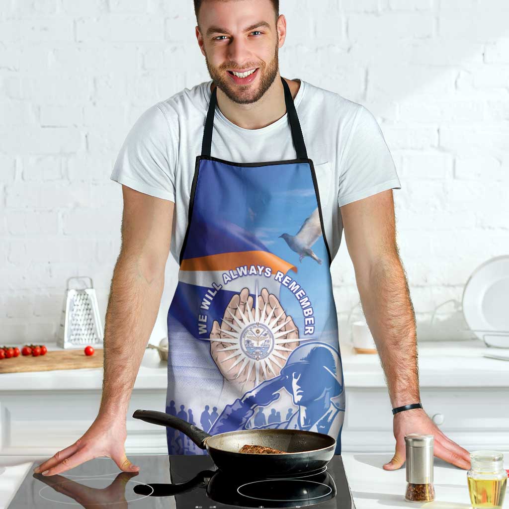 Marshall Islands Remembrance Day Apron We Will Always Remember