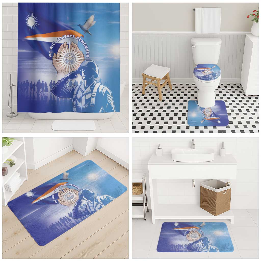 Marshall Islands Remembrance Day Bathroom Set We Will Always Remember