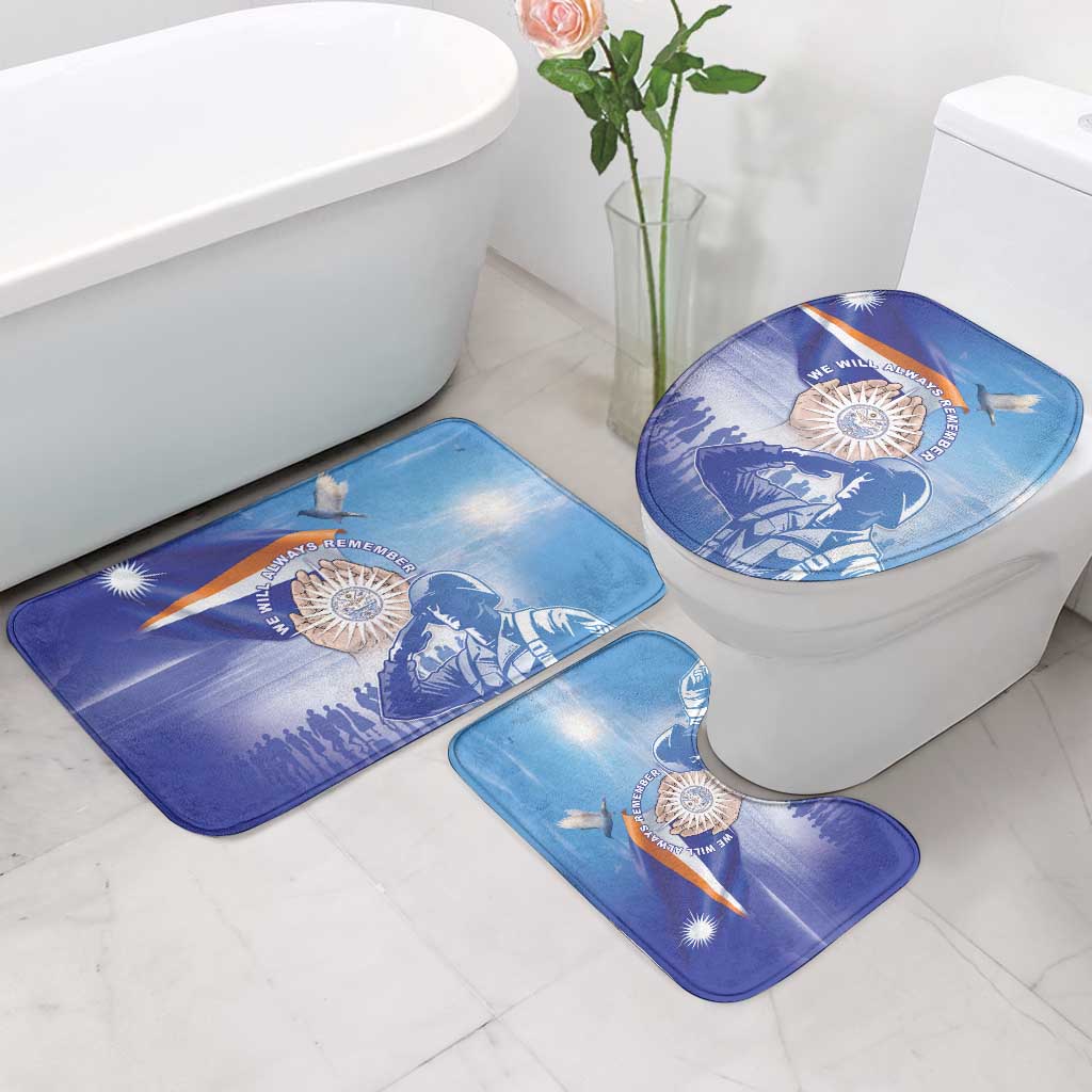Marshall Islands Remembrance Day Bathroom Set We Will Always Remember