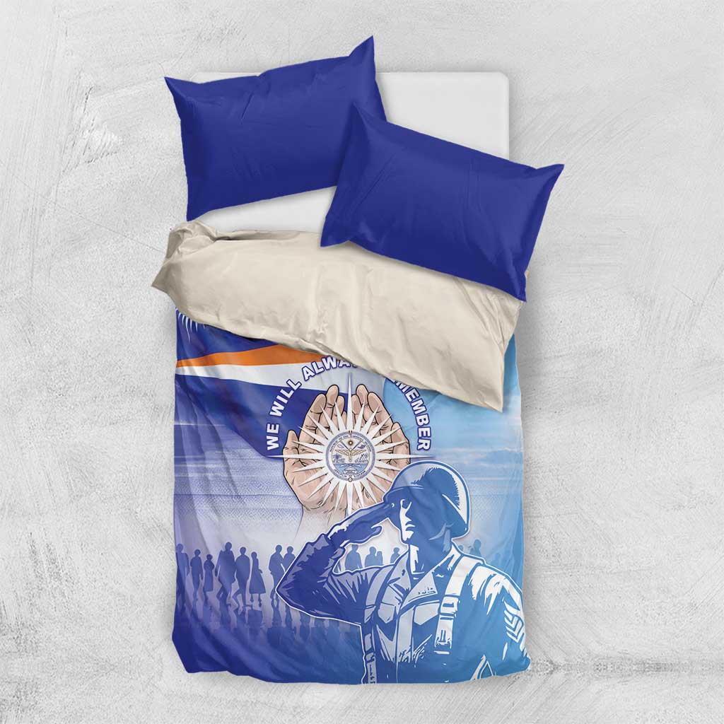 Marshall Islands Remembrance Day Bedding Set We Will Always Remember