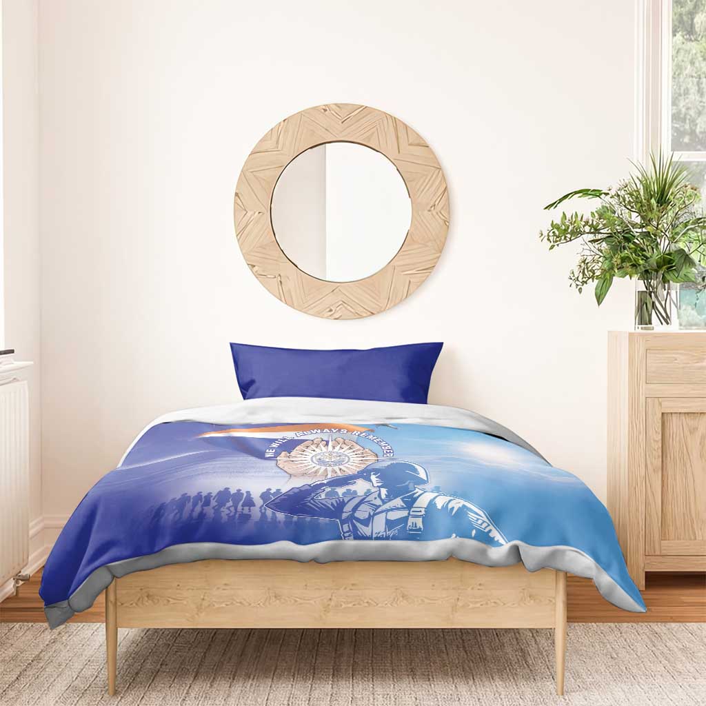Marshall Islands Remembrance Day Bedding Set We Will Always Remember