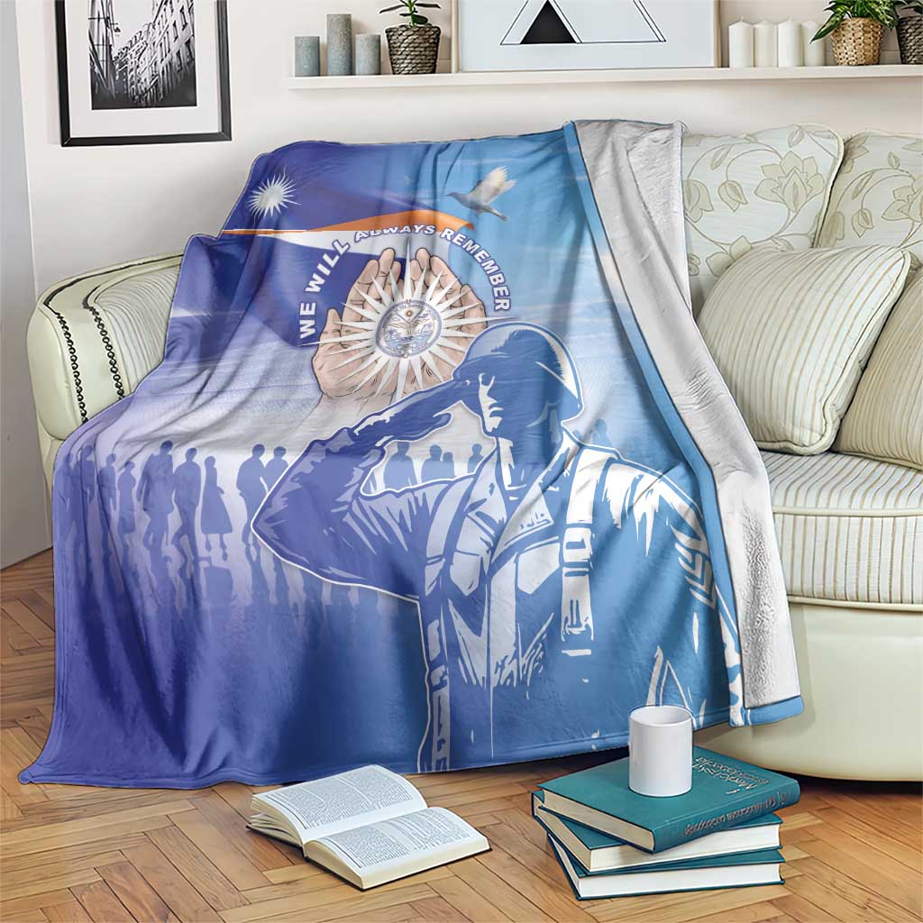 Marshall Islands Remembrance Day Blanket We Will Always Remember