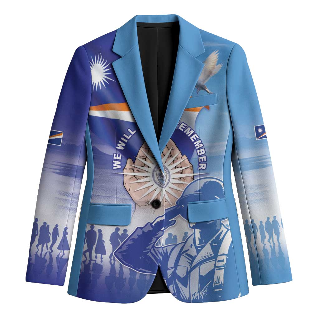 Personalised Marshall Islands Remembrance Day Blazer We Will Always Remember