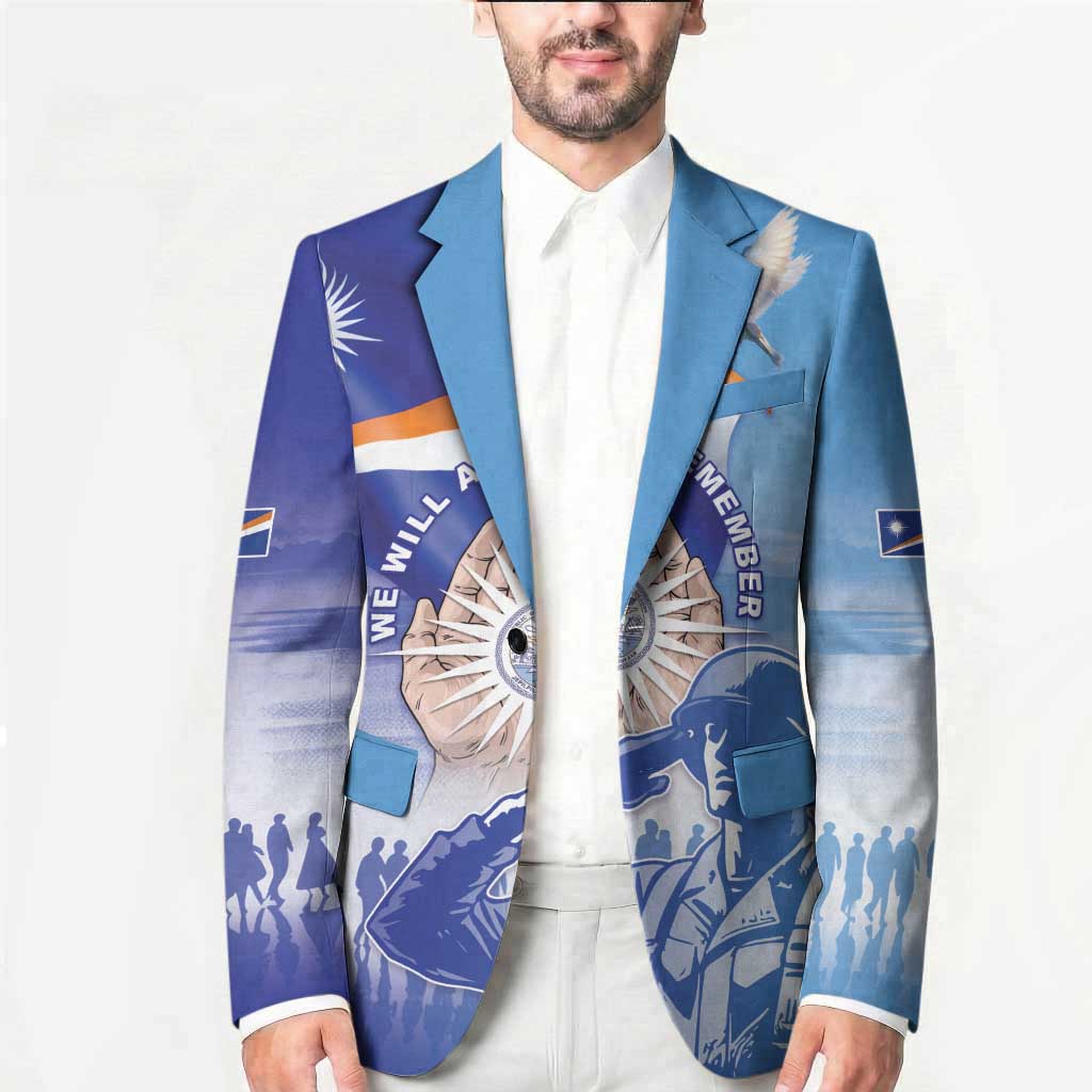 Personalised Marshall Islands Remembrance Day Blazer We Will Always Remember