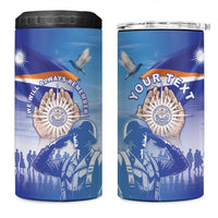 Personalised Marshall Islands Remembrance Day 4 in 1 Can Cooler Tumbler We Will Always Remember