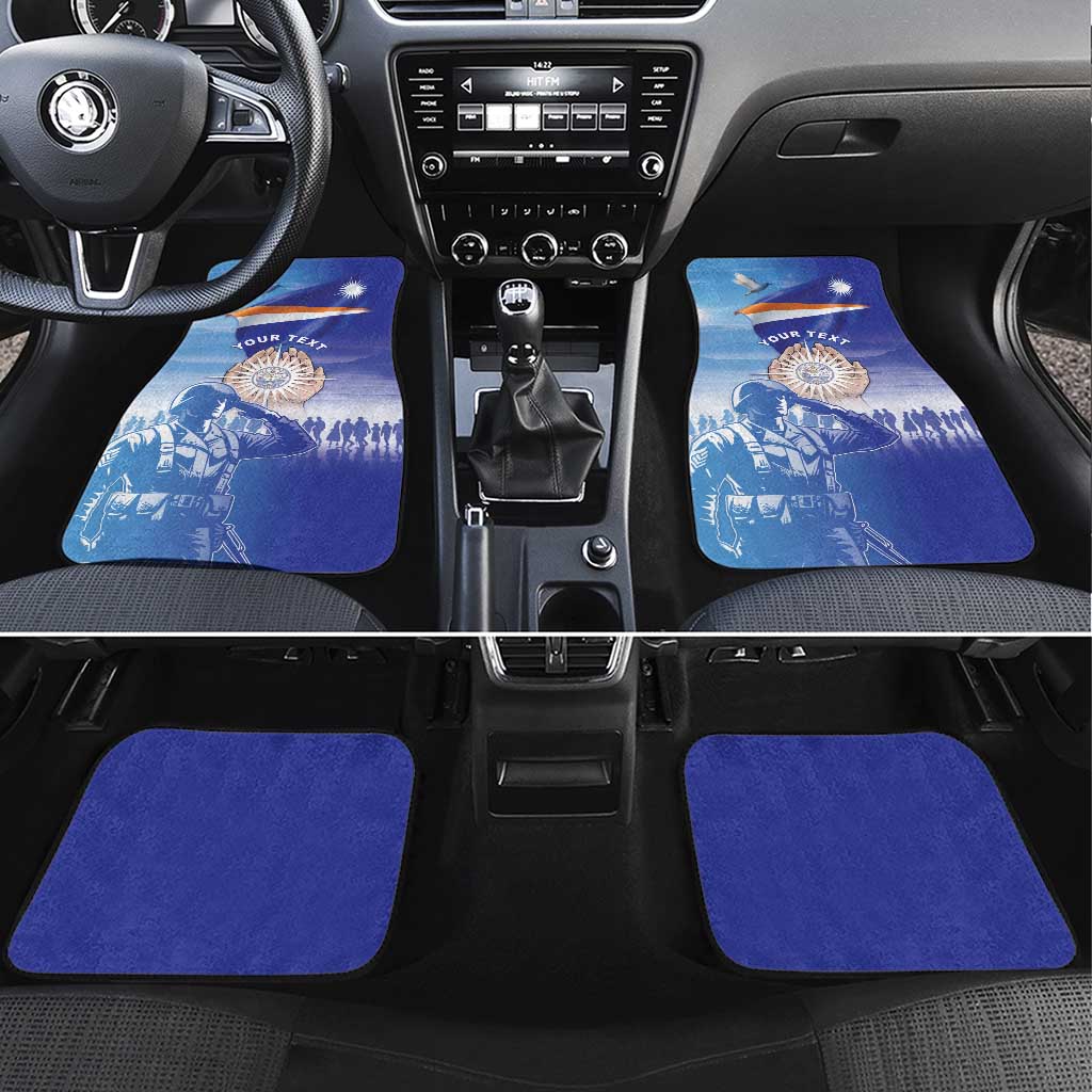 Personalised Marshall Islands Remembrance Day Car Mats We Will Always Remember