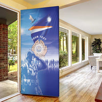 Personalised Marshall Islands Remembrance Day Door Cover We Will Always Remember
