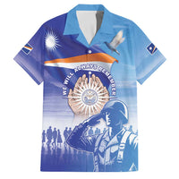Personalised Marshall Islands Remembrance Day Family Matching Long Sleeve Bodycon Dress and Hawaiian Shirt We Will Always Remember