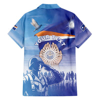 Personalised Marshall Islands Remembrance Day Family Matching Long Sleeve Bodycon Dress and Hawaiian Shirt We Will Always Remember