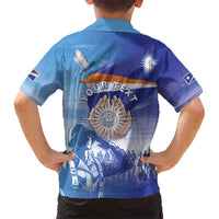 Personalised Marshall Islands Remembrance Day Family Matching Short Sleeve Bodycon Dress and Hawaiian Shirt We Will Always Remember