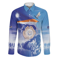 Personalised Marshall Islands Remembrance Day Family Matching Summer Maxi Dress and Hawaiian Shirt We Will Always Remember