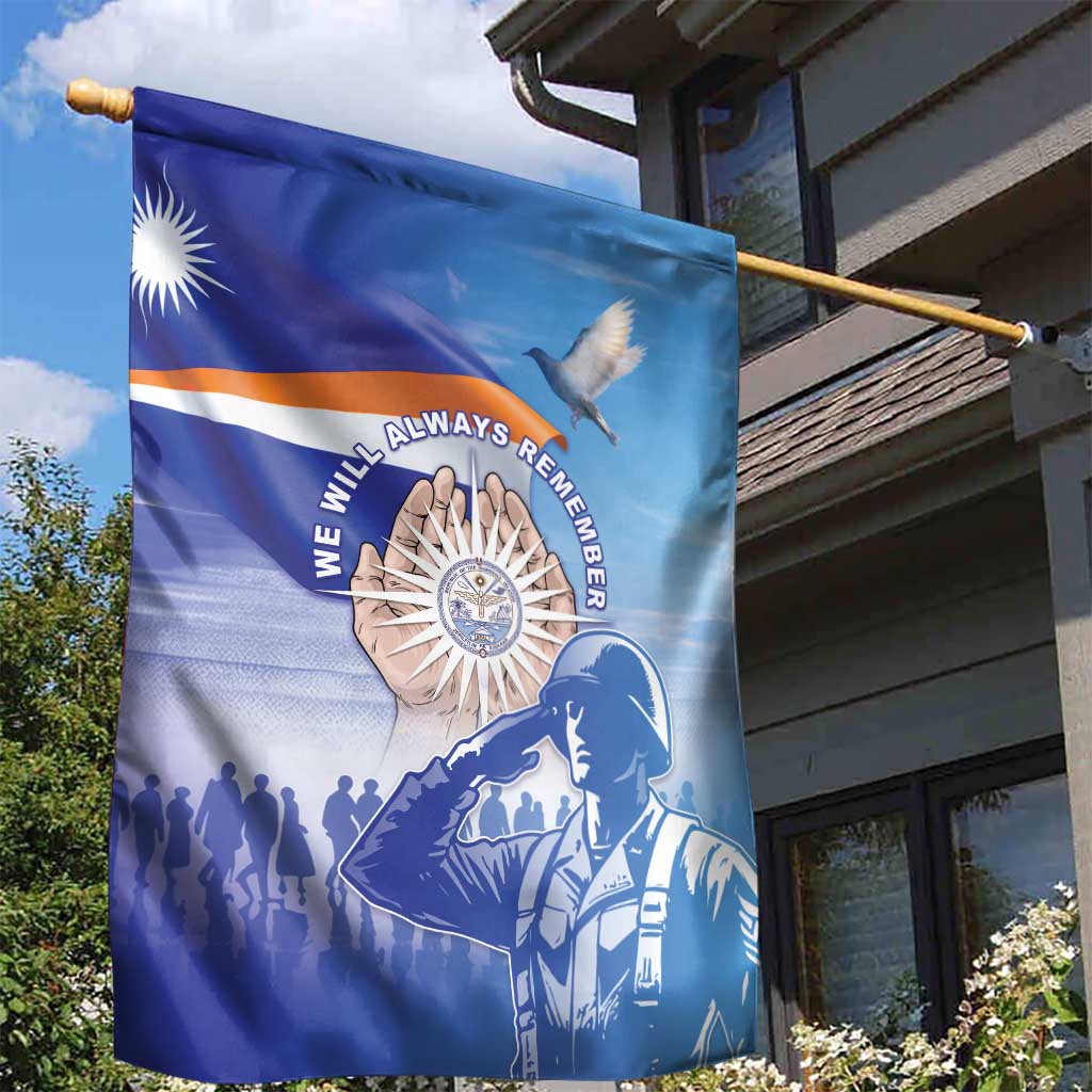 Marshall Islands Remembrance Day Garden Flag We Will Always Remember
