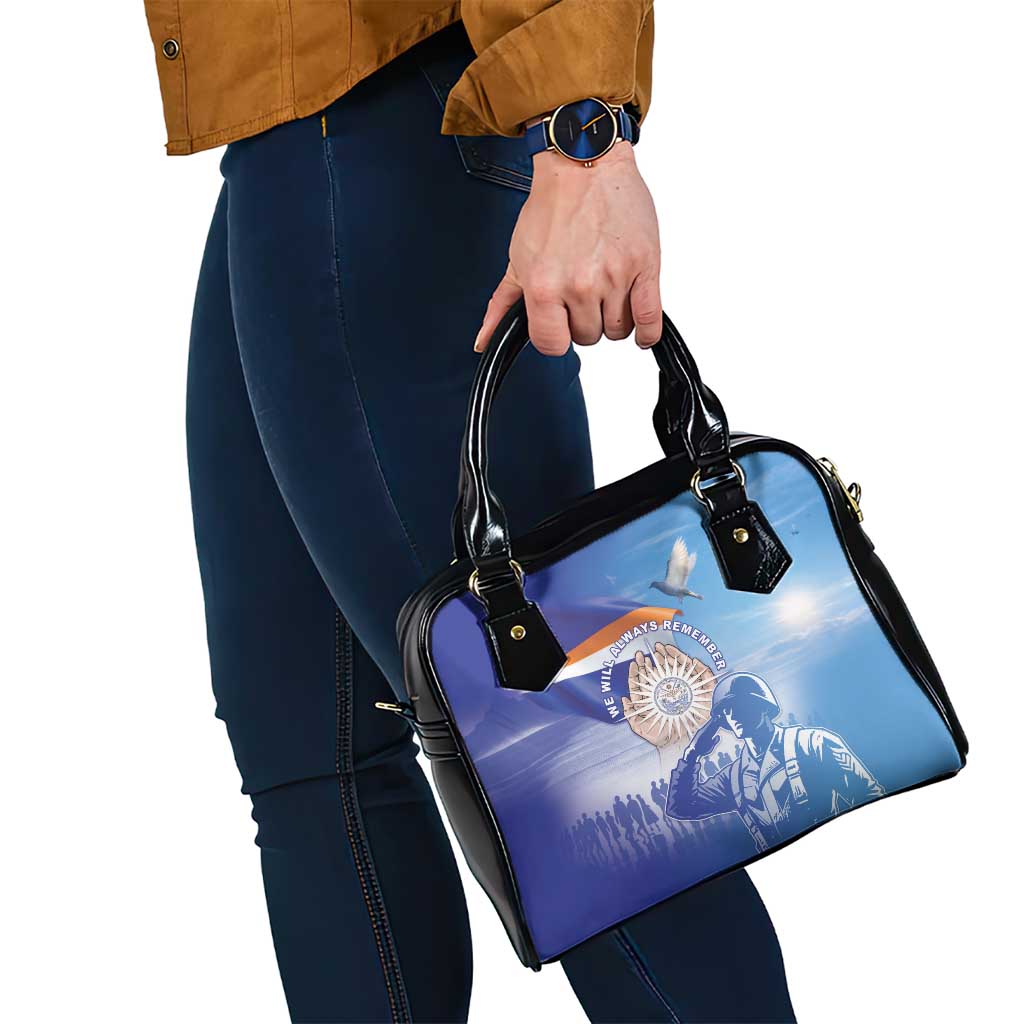 Marshall Islands Remembrance Day Shoulder Handbag We Will Always Remember