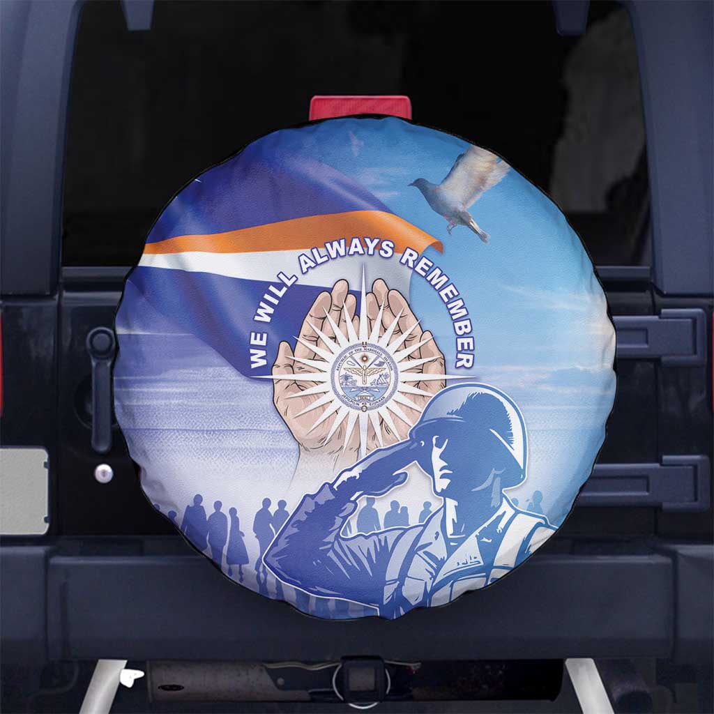 Marshall Islands Remembrance Day Spare Tire Cover We Will Always Remember
