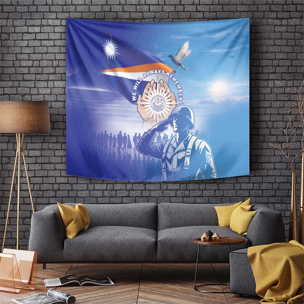 Marshall Islands Remembrance Day Tapestry We Will Always Remember
